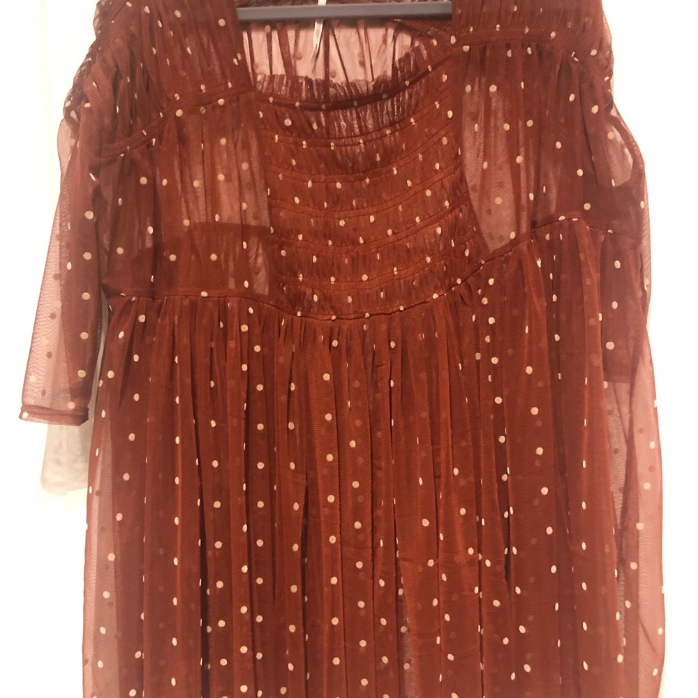 Free People Long beautiful transparent jacket